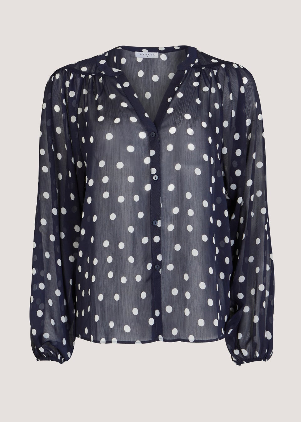 Navy Spot Shirt