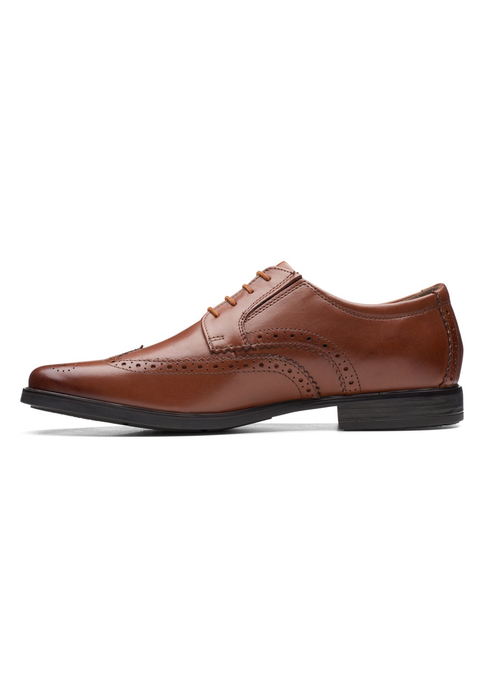 Clarks tan brogues sale