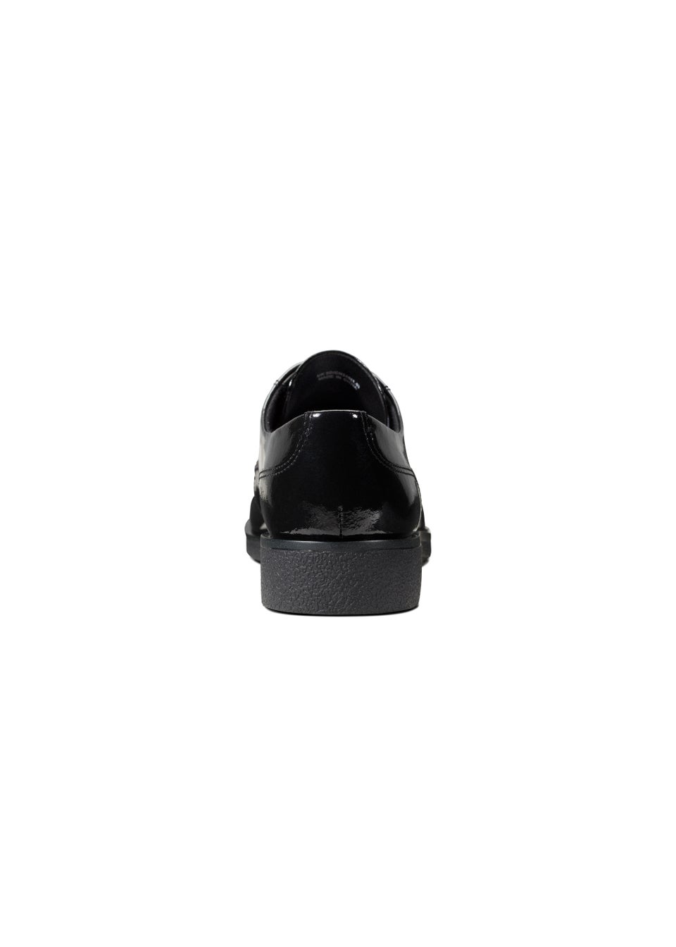 Clarks Black Patent Griffin Lane Lace Up Shoes