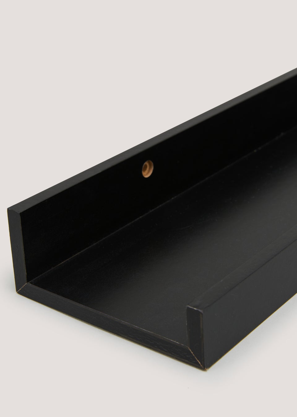 Black Wooden Shelf (90cm x 12cm)