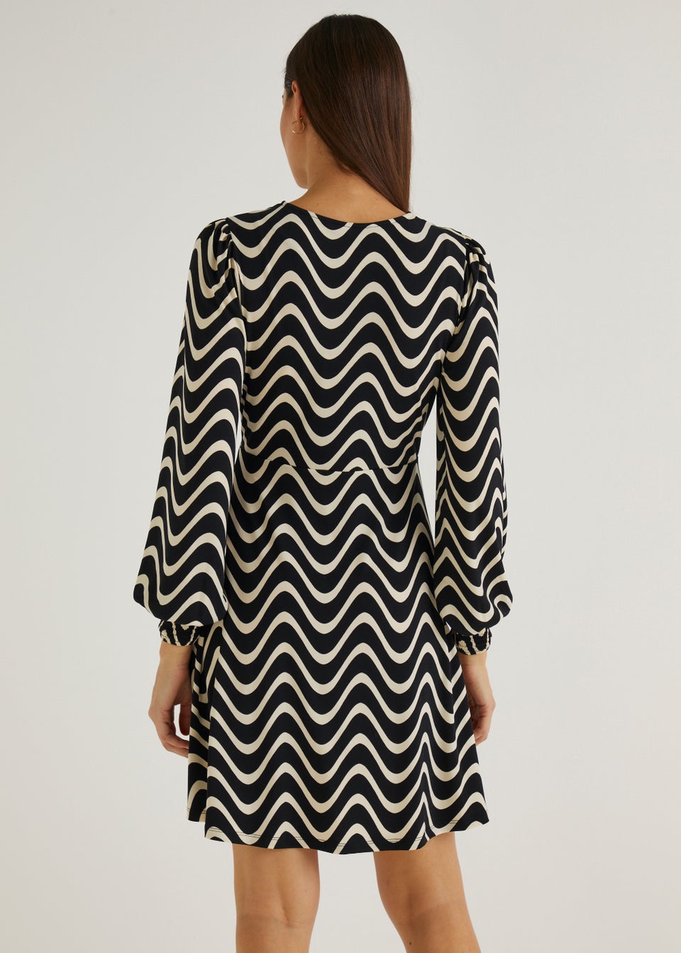 Matalan black sales dress white collar