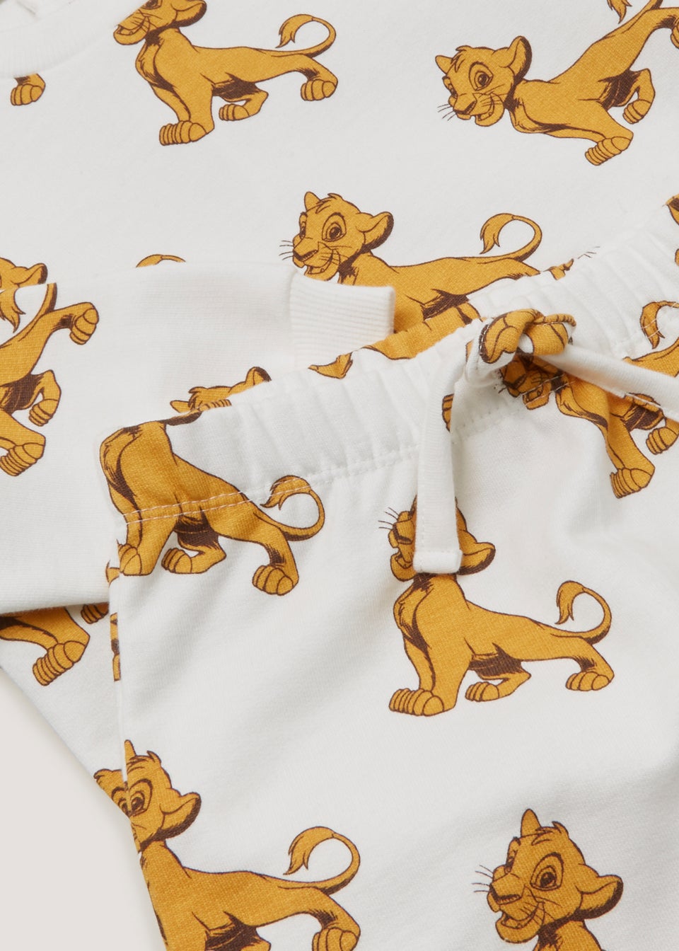 Baby Cream Disney Simba Sweatshirt Set Newborn 18mths