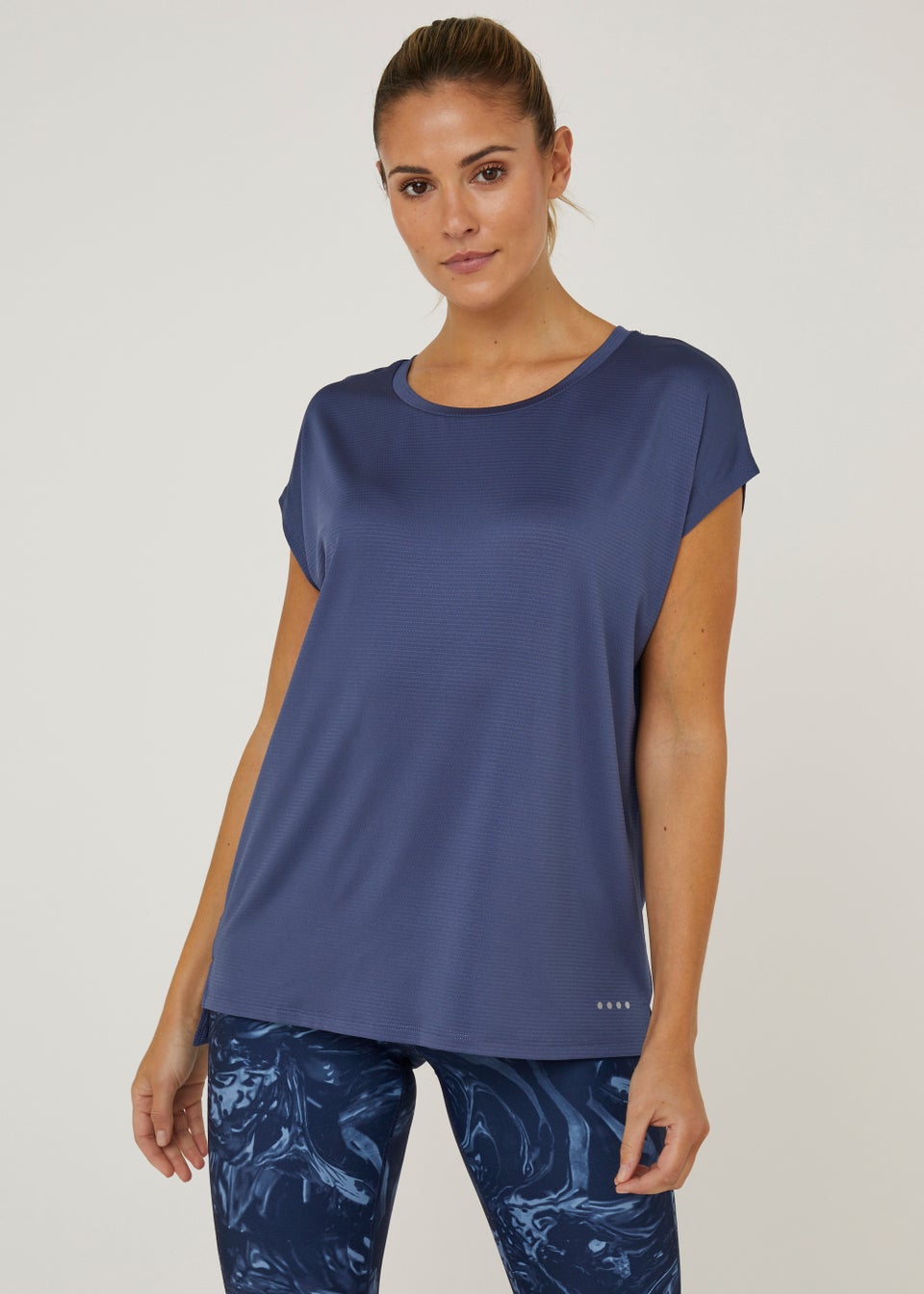 Souluxe Blue Slouch Sports T Shirt Matalan