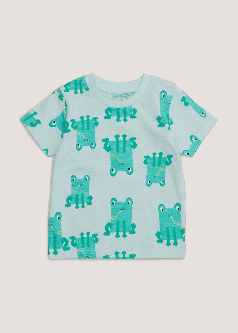Boys Blue Frog Print T-Shirt (9mths-6yrs)