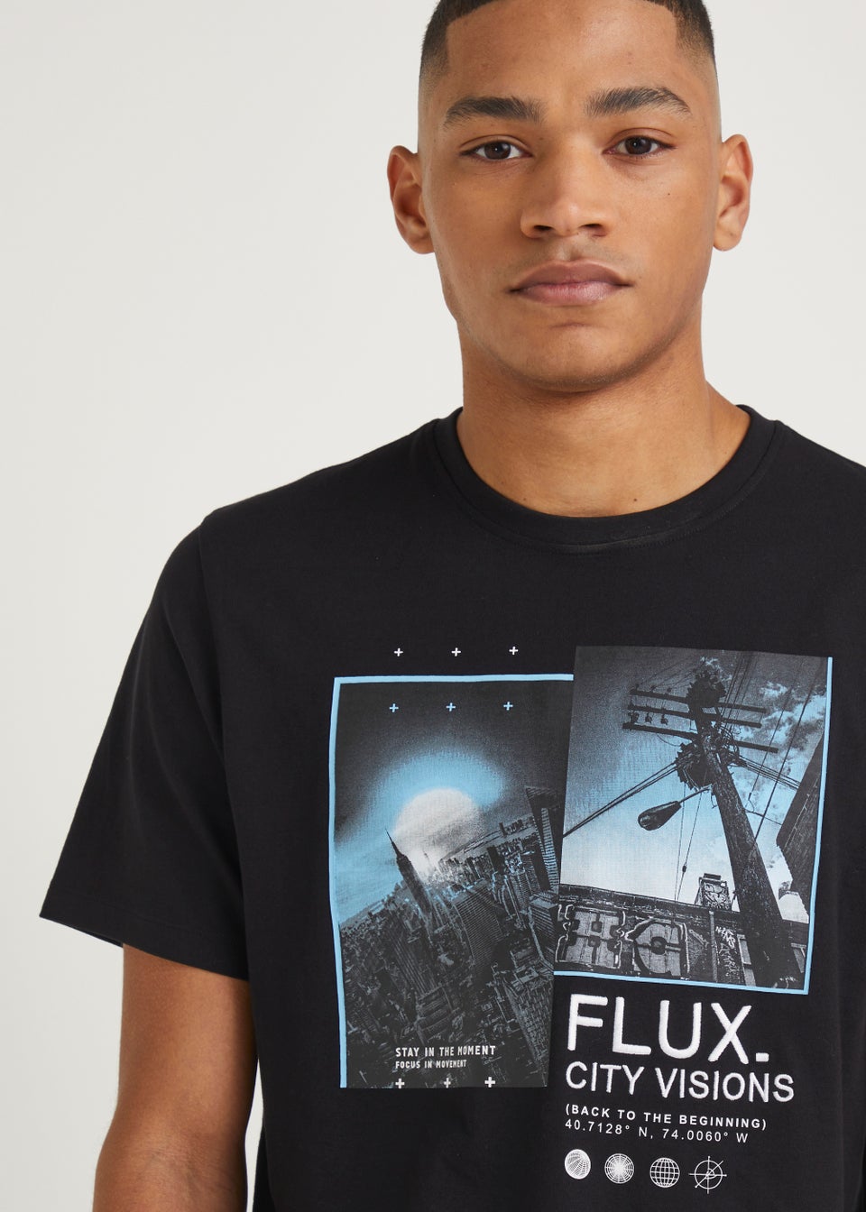 US Athletic Black Flux City T-Shirt