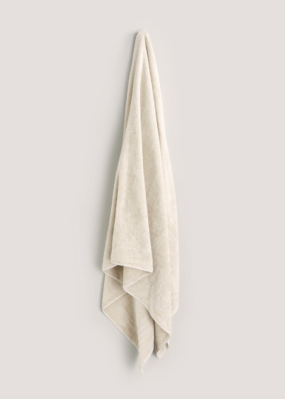 Natural 100 Egyptian Cotton XL Bath Sheet Matalan