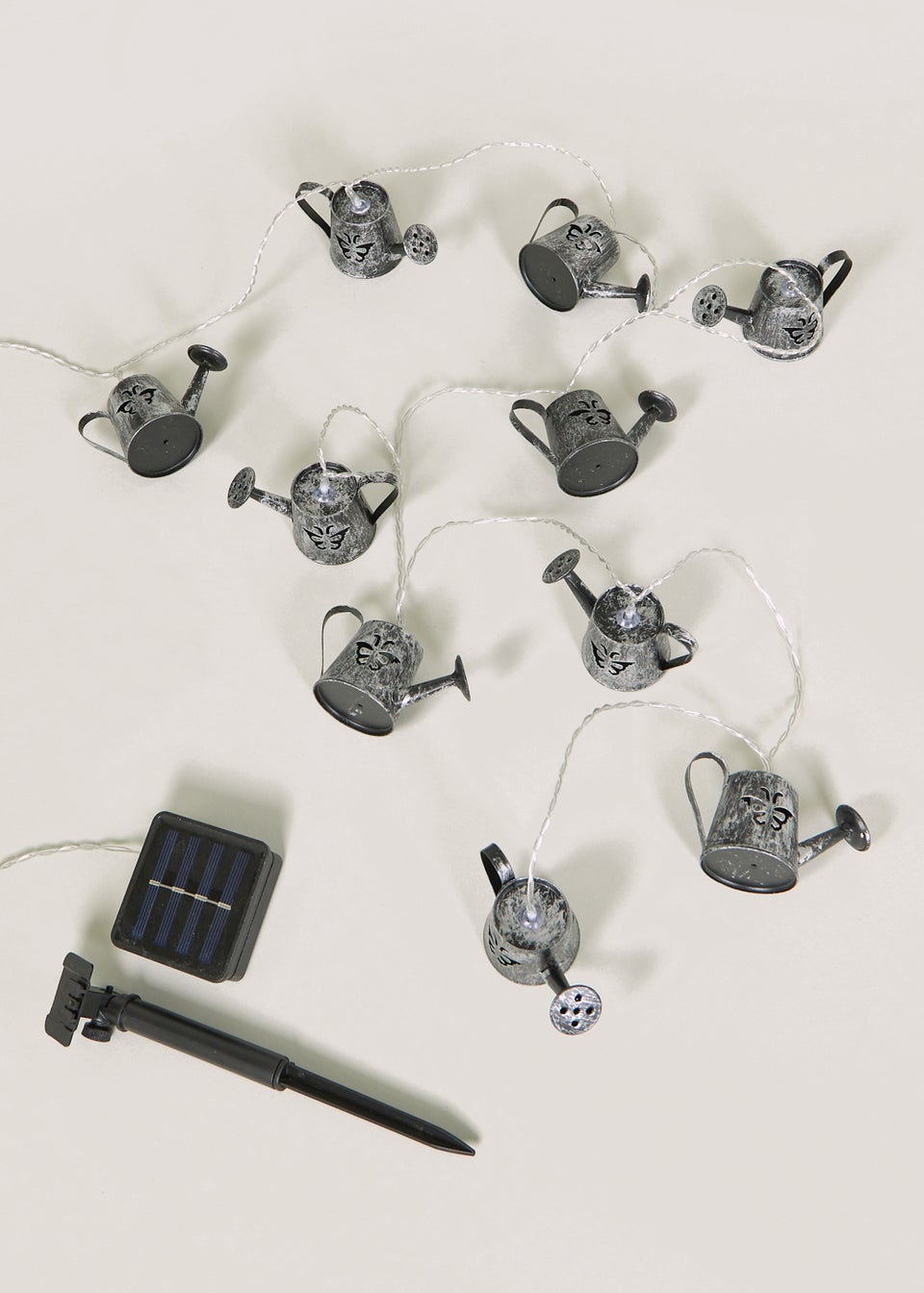 10 Watering Can Solar String Lights (180cm)