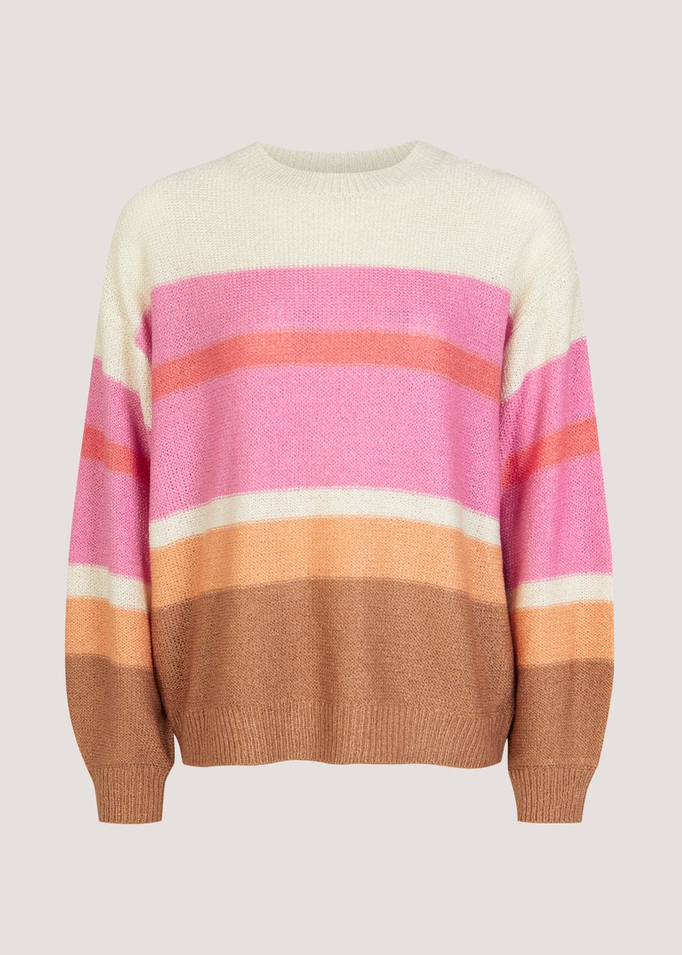 Colour Block Stripe Jumper