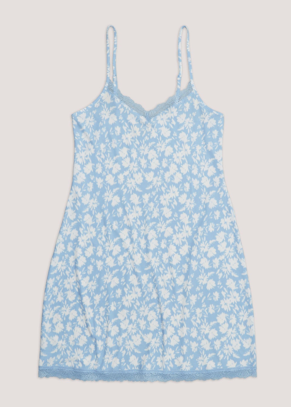 Blue Ditsy Soft Touch Nightie