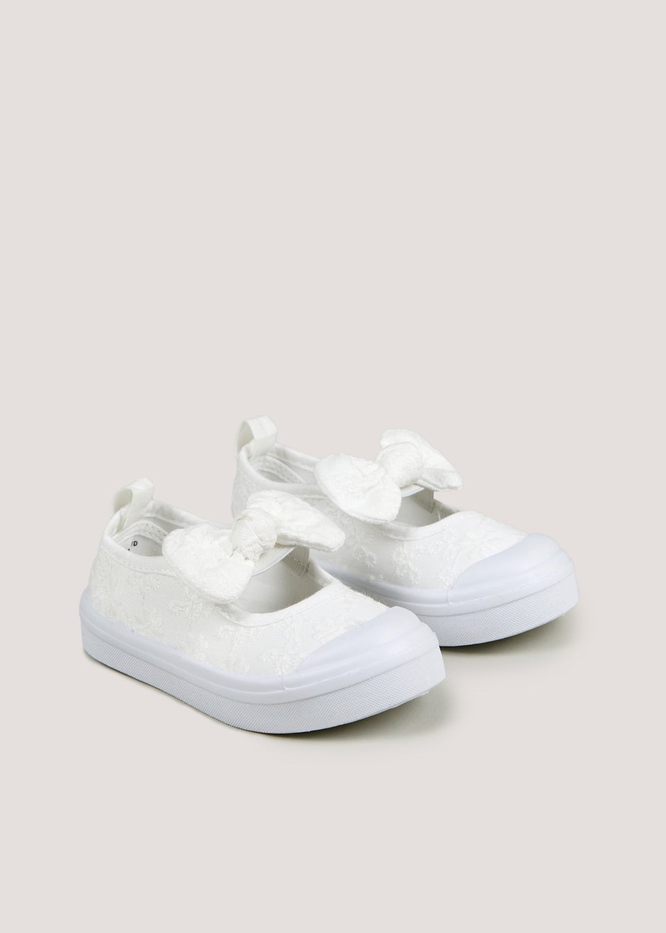 Girls White Bow Mary Jane Shoes (Younger 4-12)