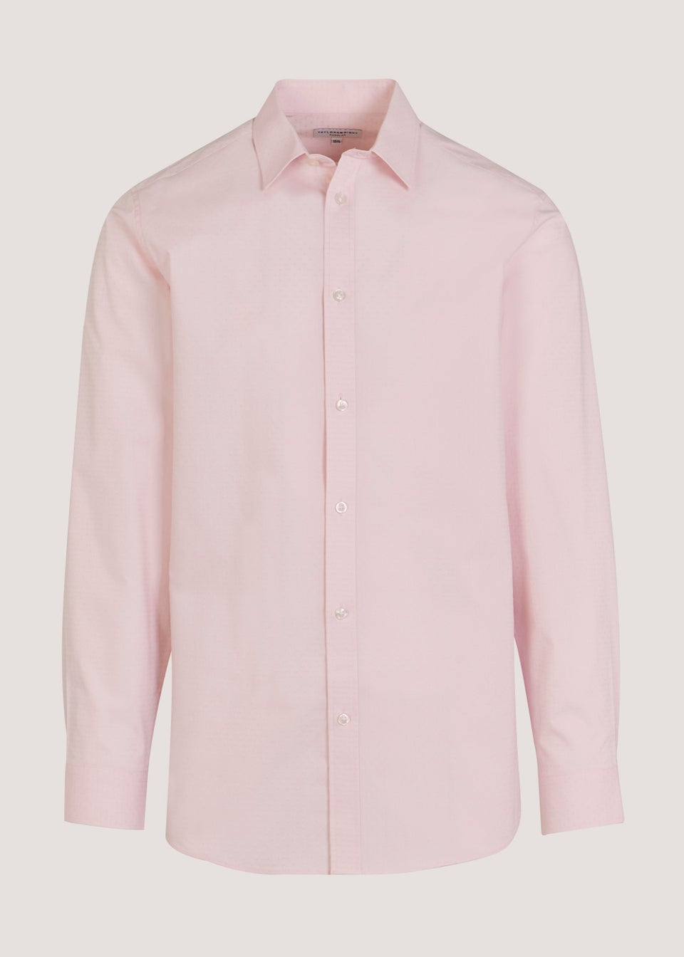 Taylor & Wright Pink Dobby Spot Regular Fit Shirt