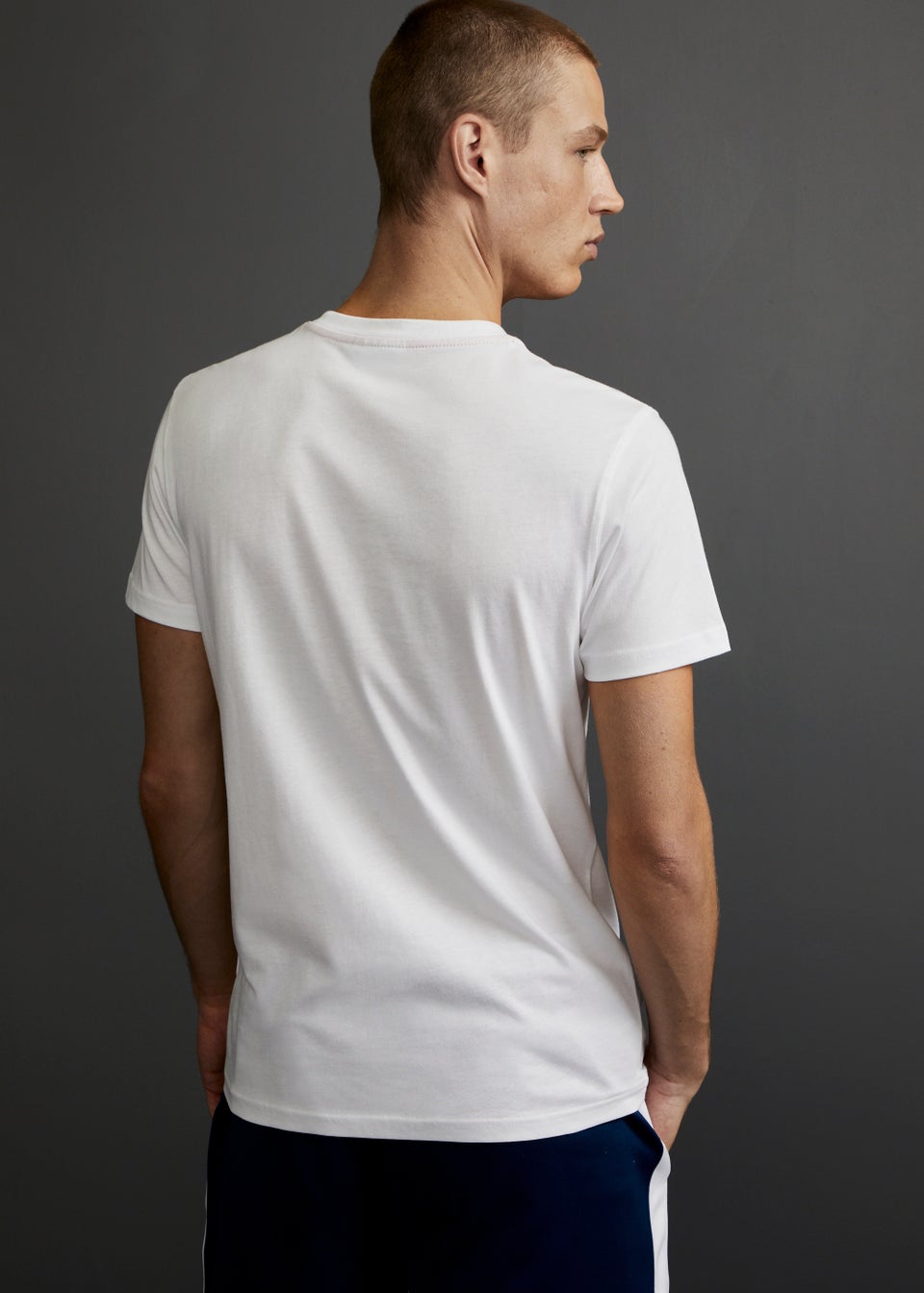 Y.O. White Graphic T-Shirt
