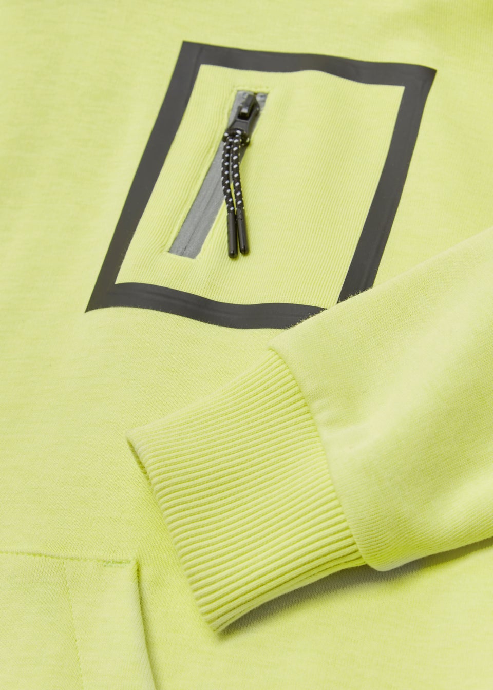 Boys Lime Oversized Hoodie (4-13yrs)