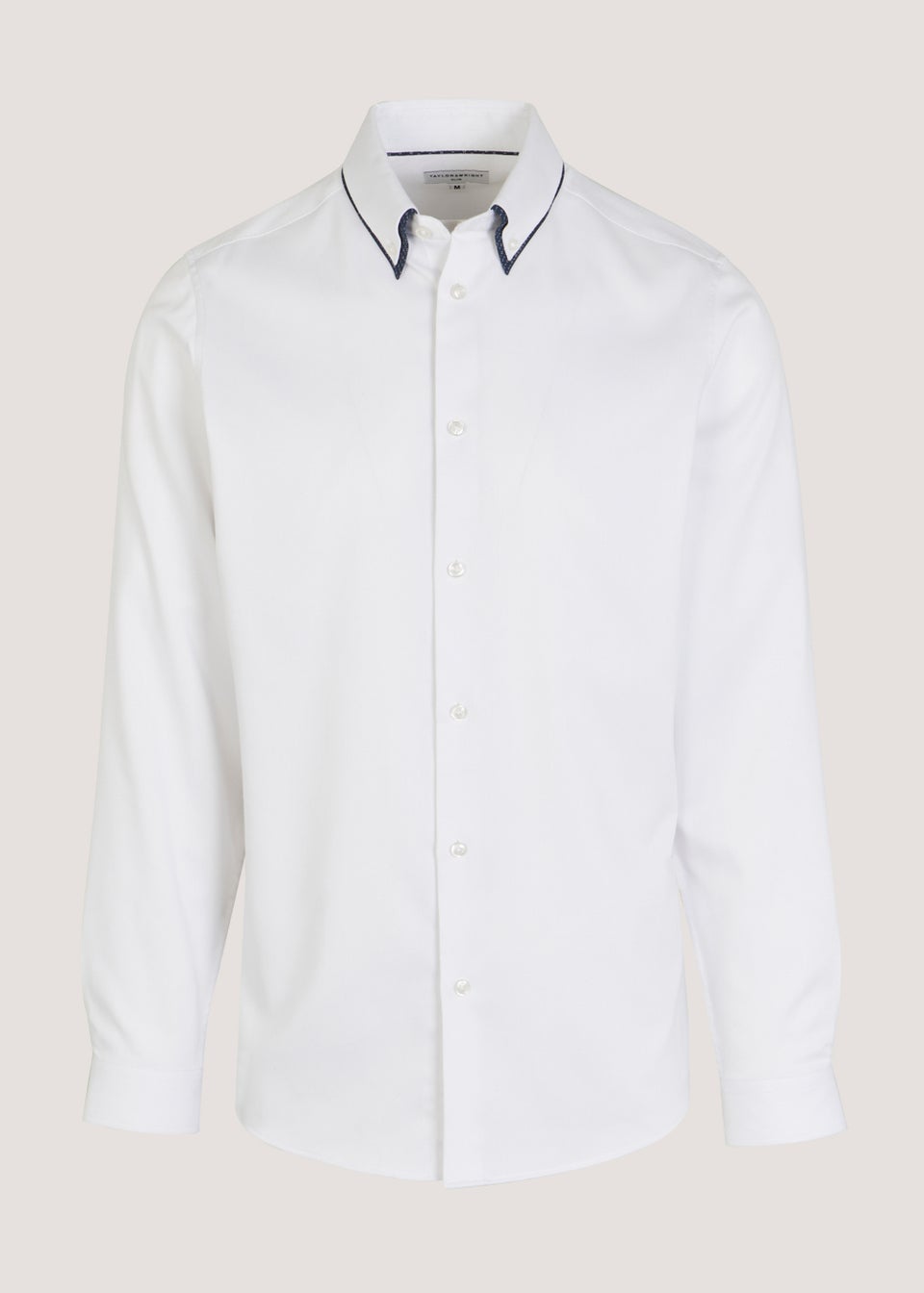 Taylor & Wright White Double Collar Slim Fit Shirt