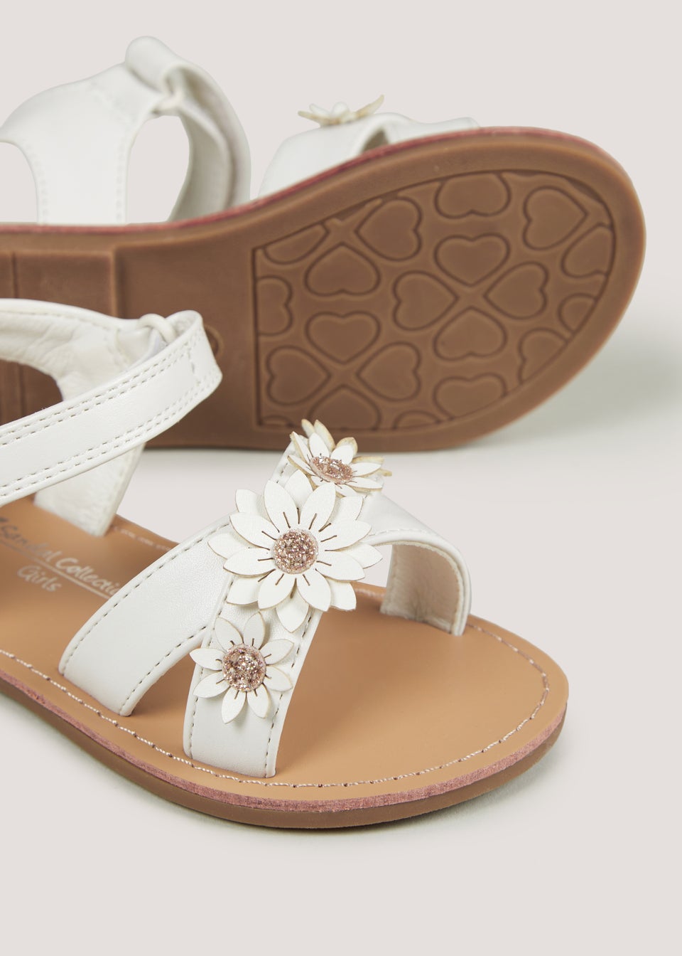 Girls White Caged Espadrille Sandals | New Look
