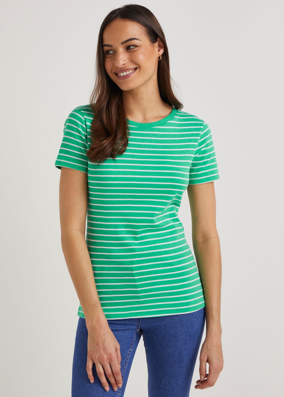 Green Stripe TShirt Matalan
