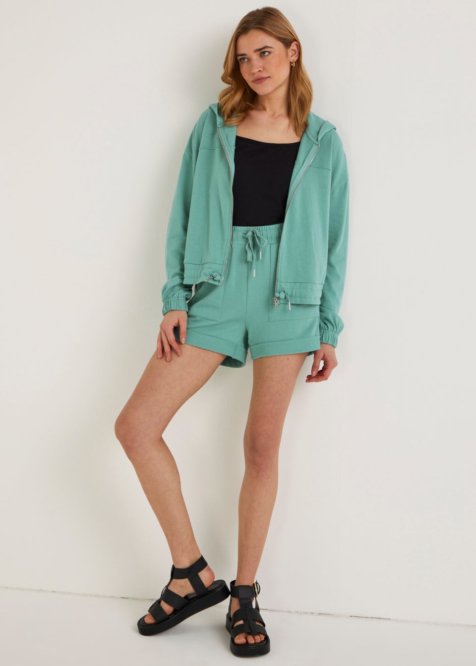 Teal Co-Ord Shorts