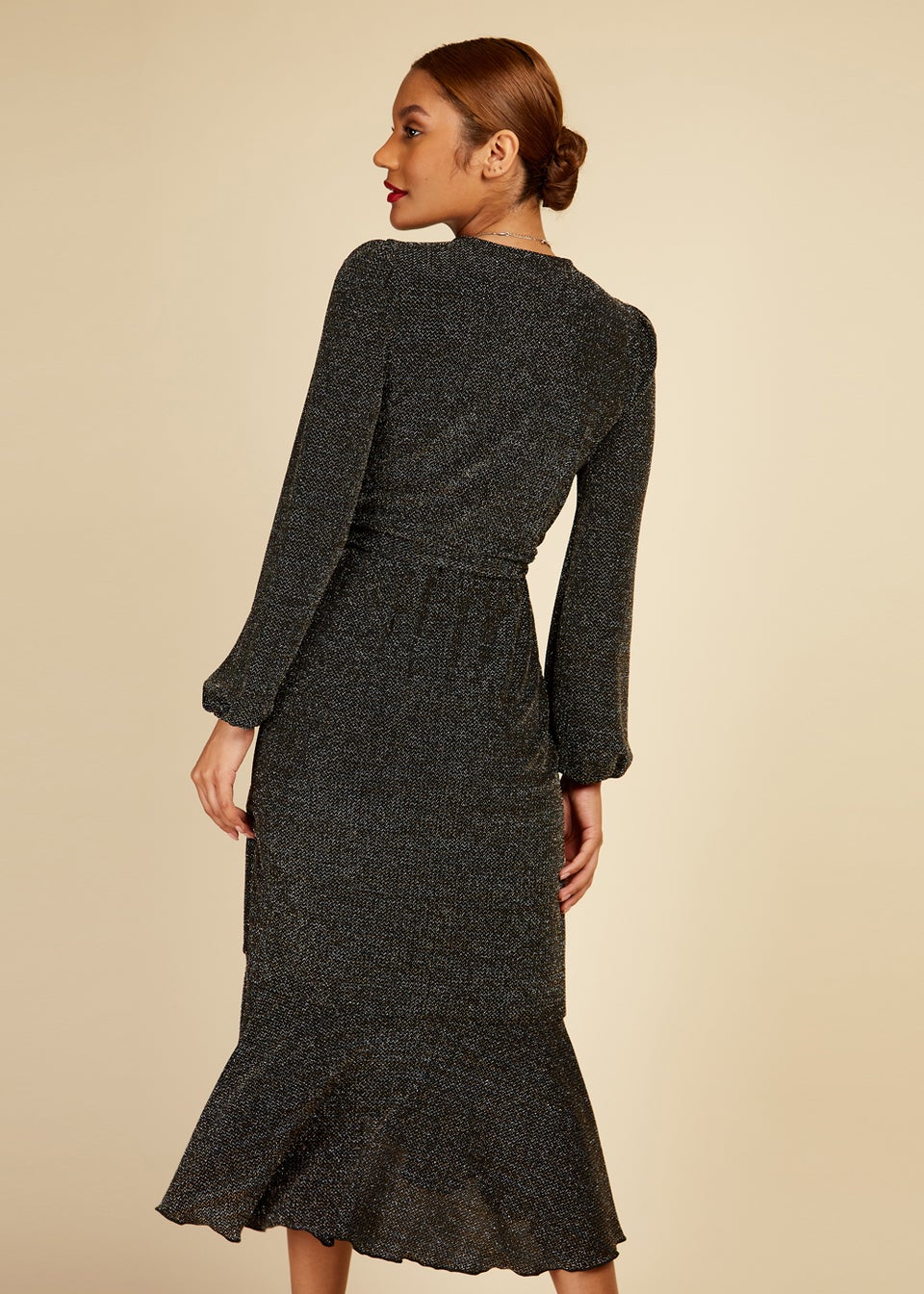 Little mistress black midi dress shop