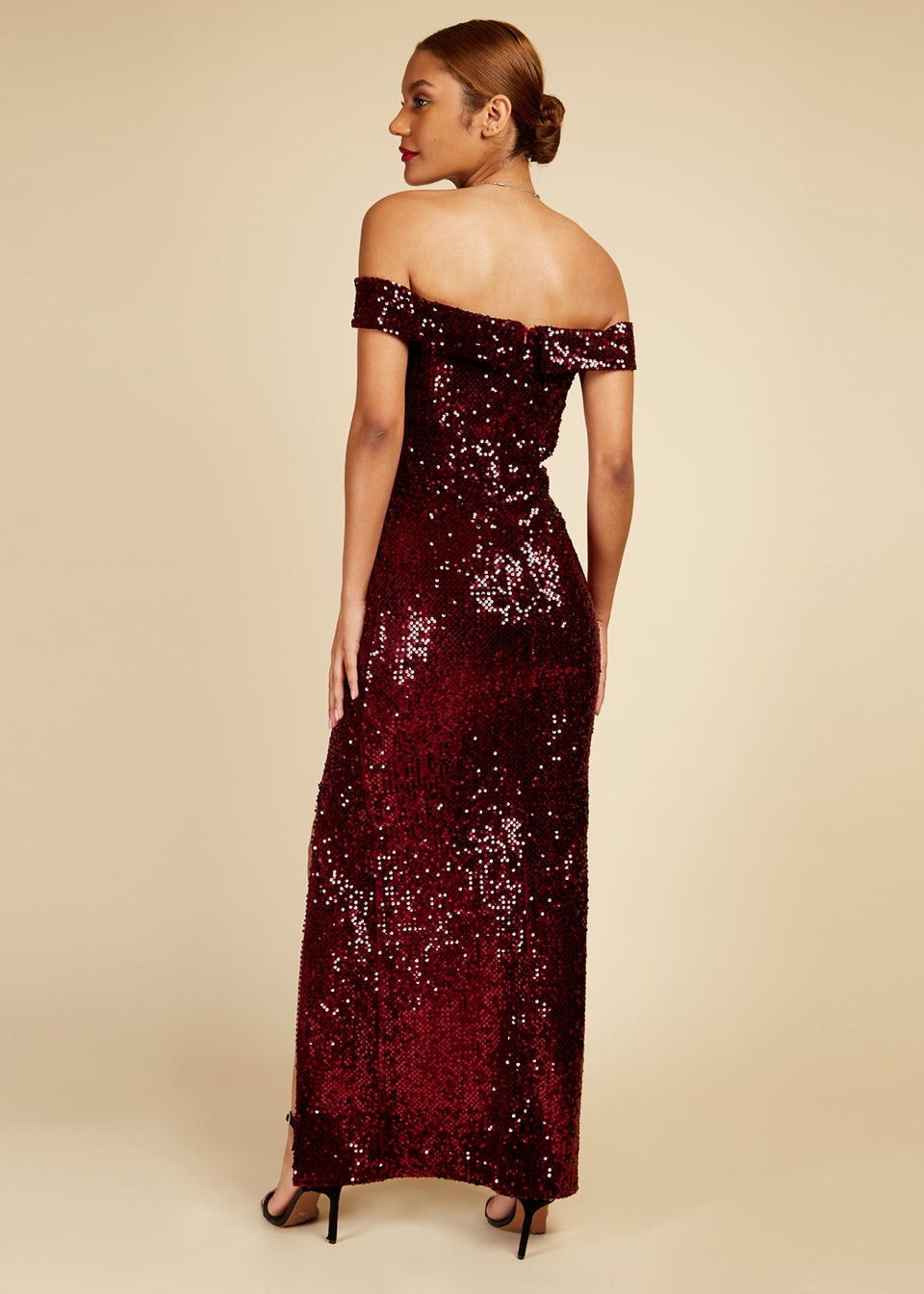 Little mistress on sale bardot maxi dress