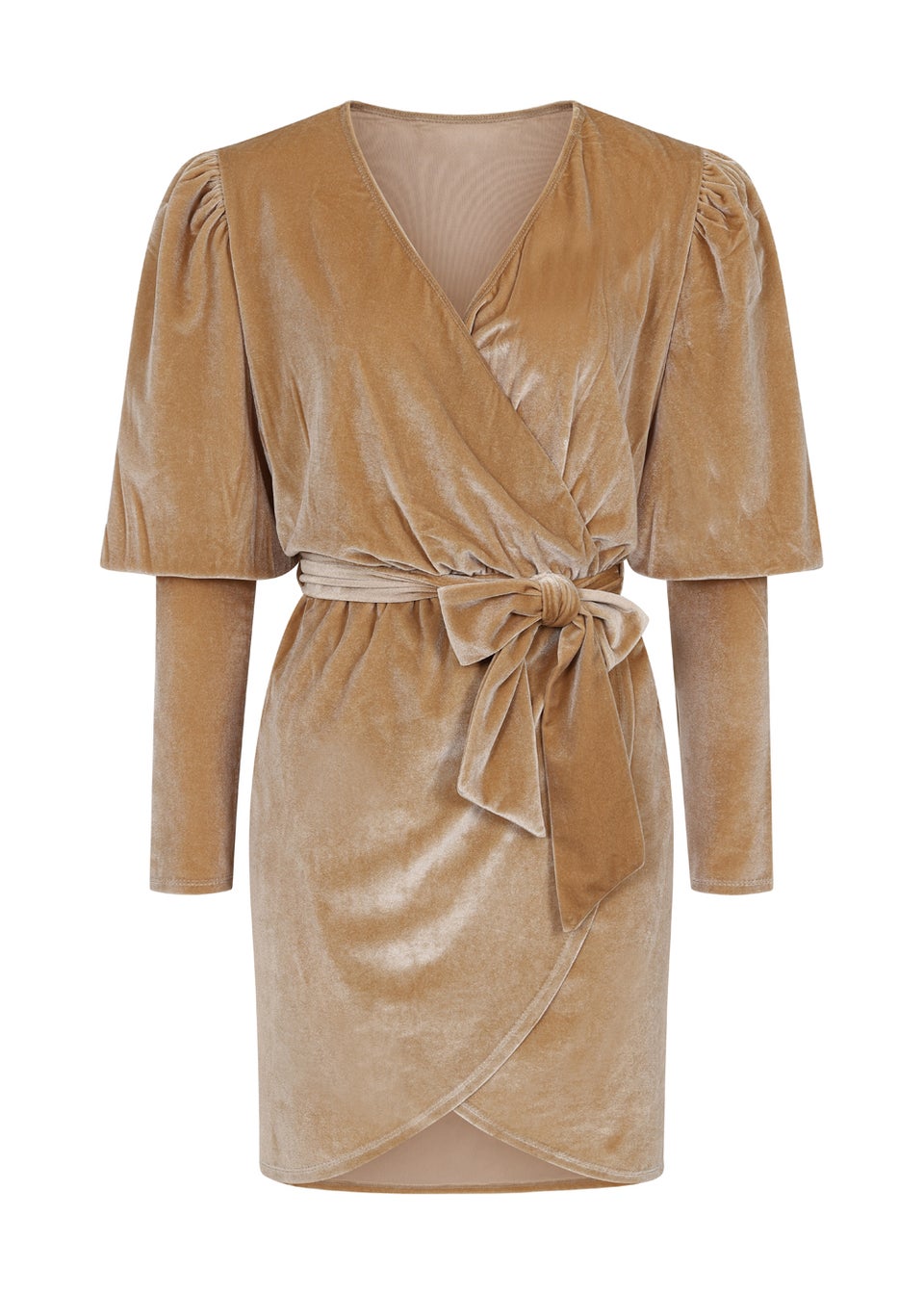 Girls on film velvet dress top
