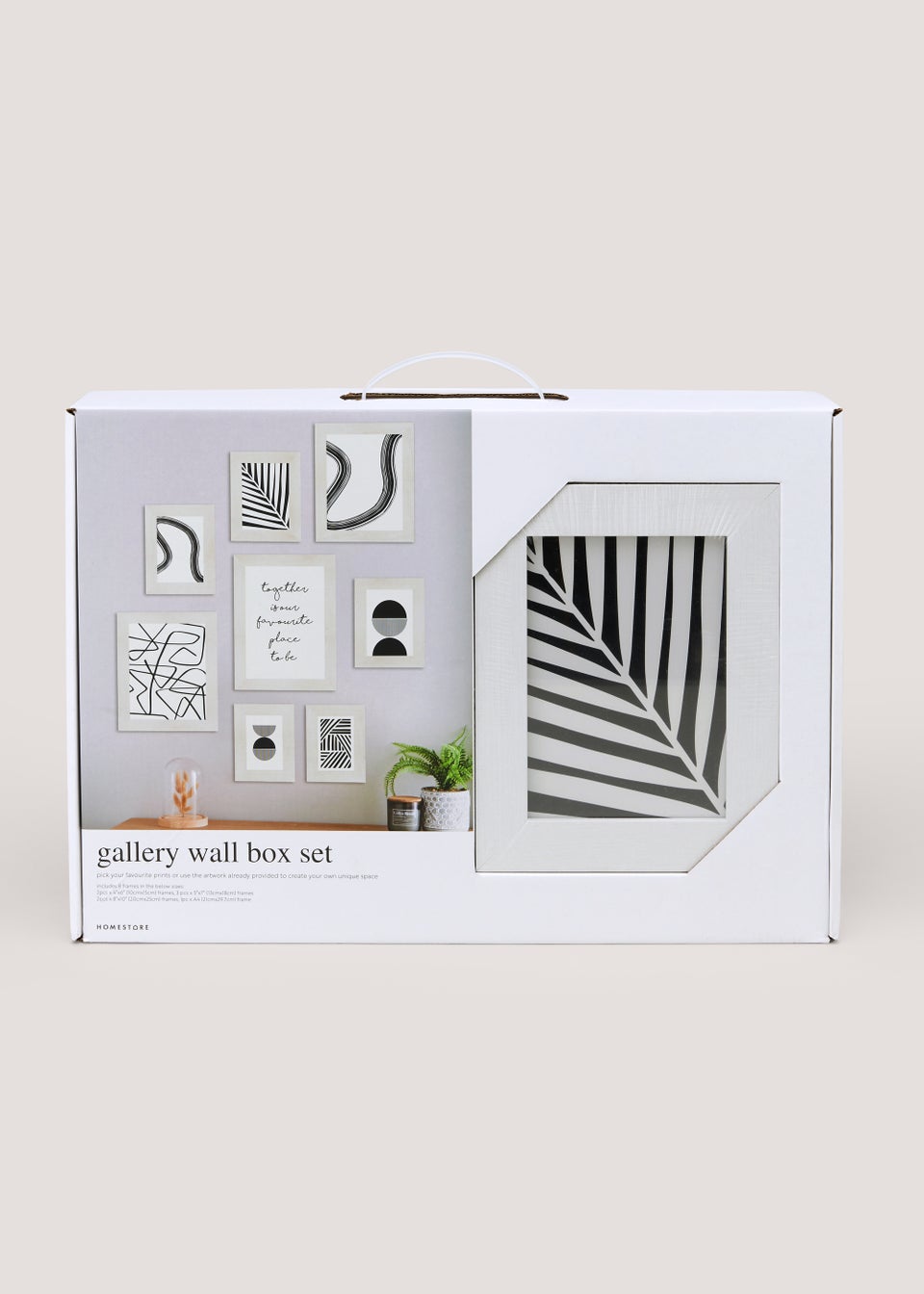 8 Pack White Wood Gallery Photo Frames