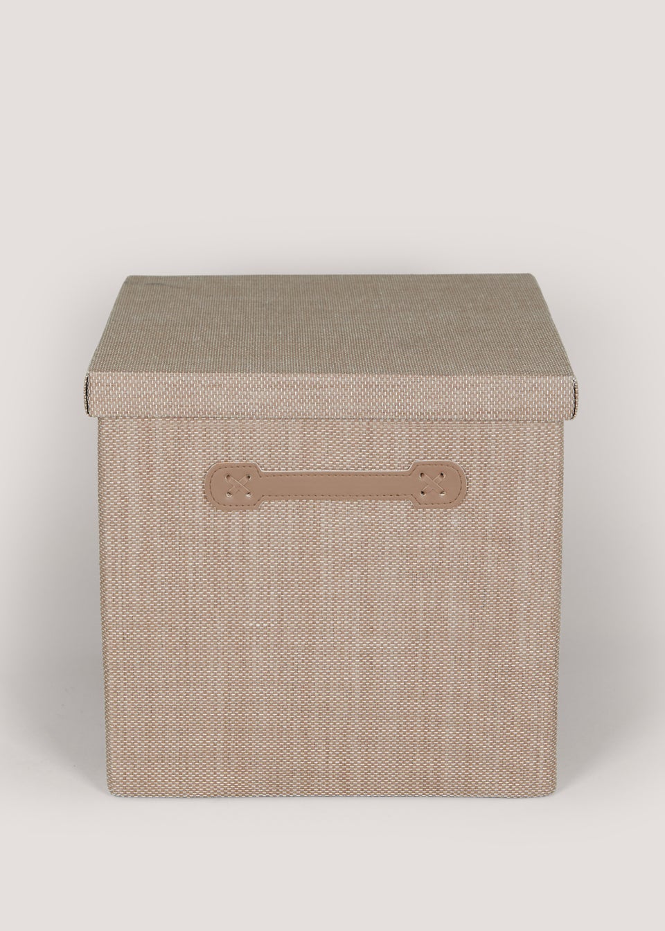 Taupe Foldable Storage Box (33cm x 33cm x 31cm)