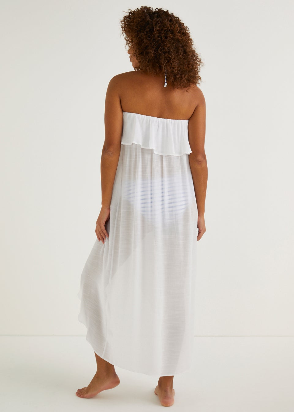 Bandeau cover shop up dress