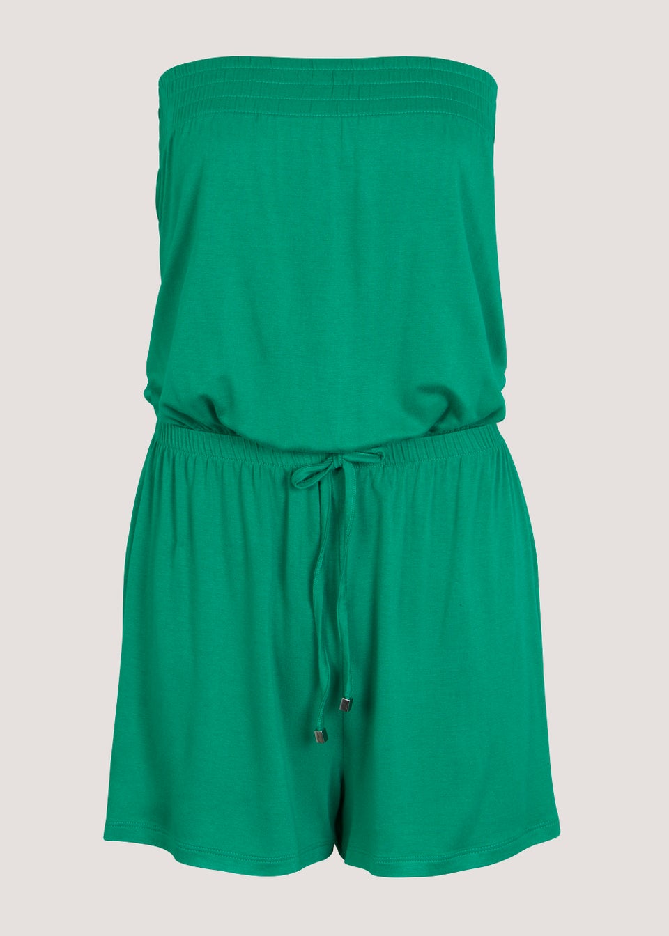 Green Bandeau Playsuit