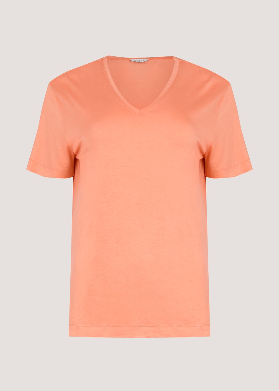 Coral V-Neck T-Shirt