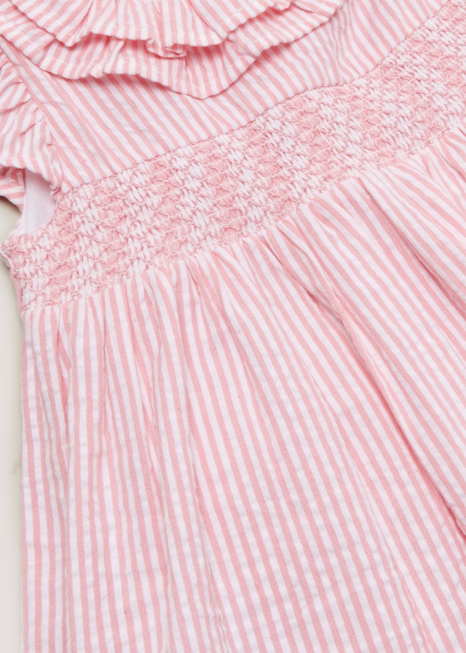 Baby Pink Stripe Dress & Knickers Set (Newborn-23mths)
