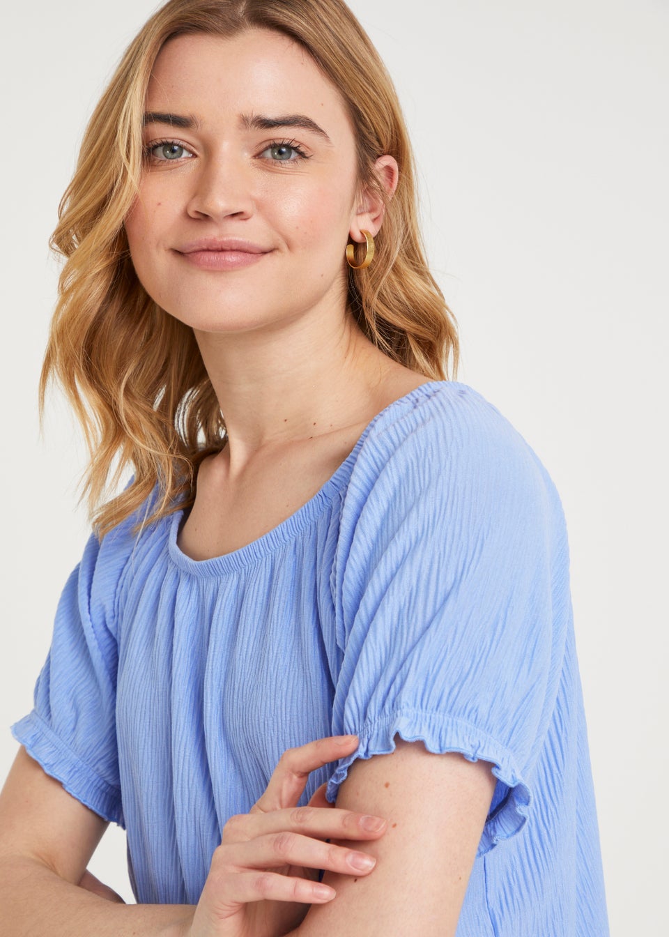 madewell texture and thread peasant top