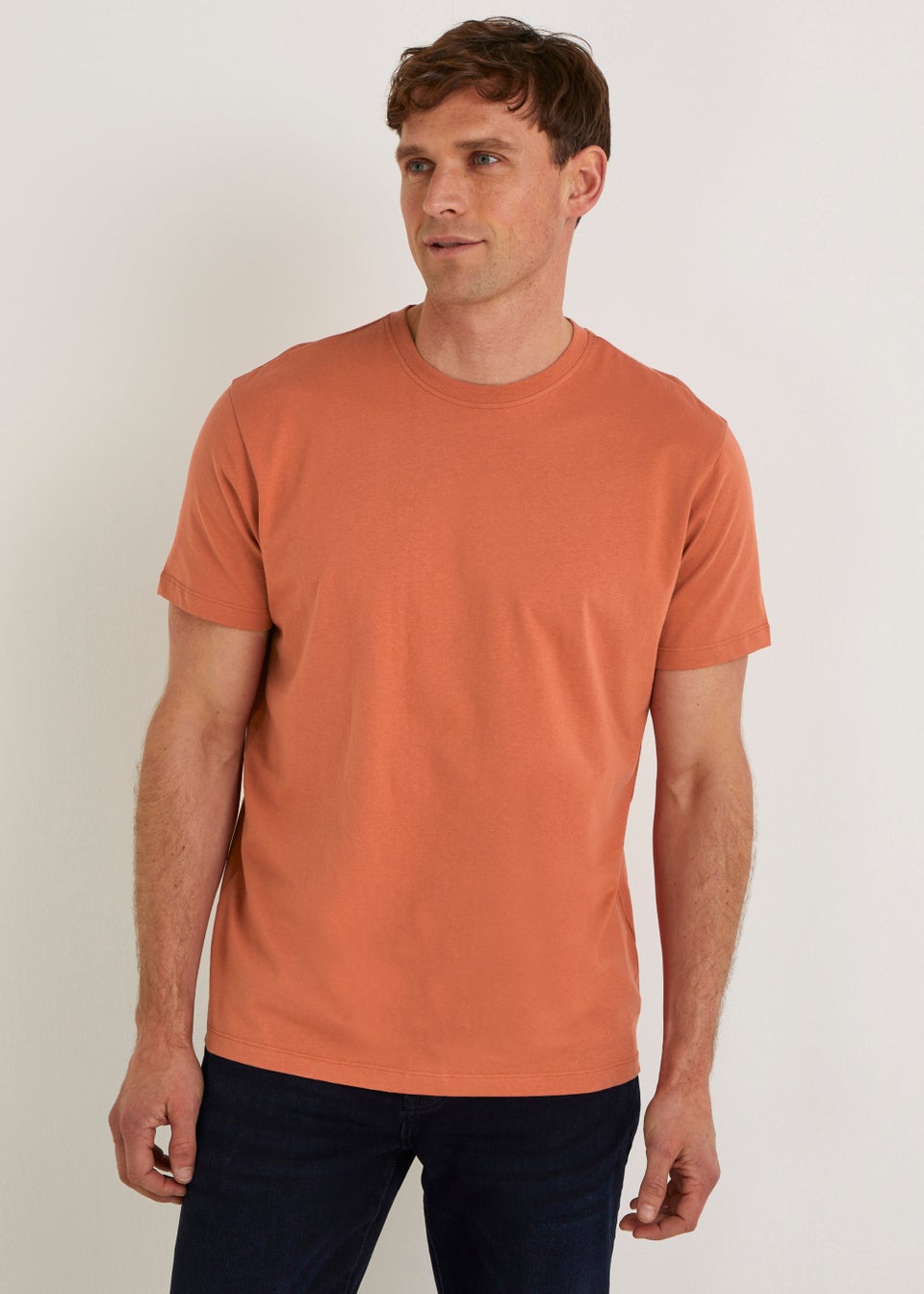 Orange colour t shirt sale