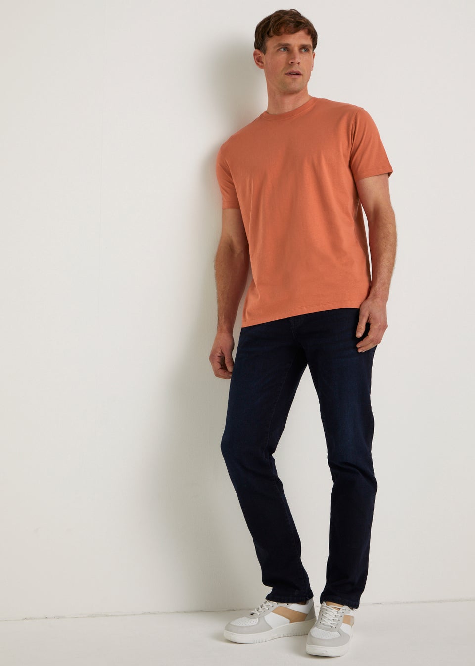 Orange Essential Crew Neck T-Shirt