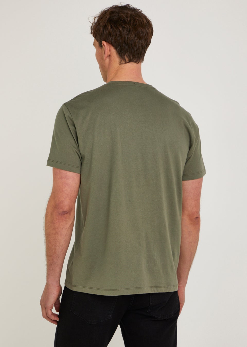 Green Essential V-Neck T-Shirt