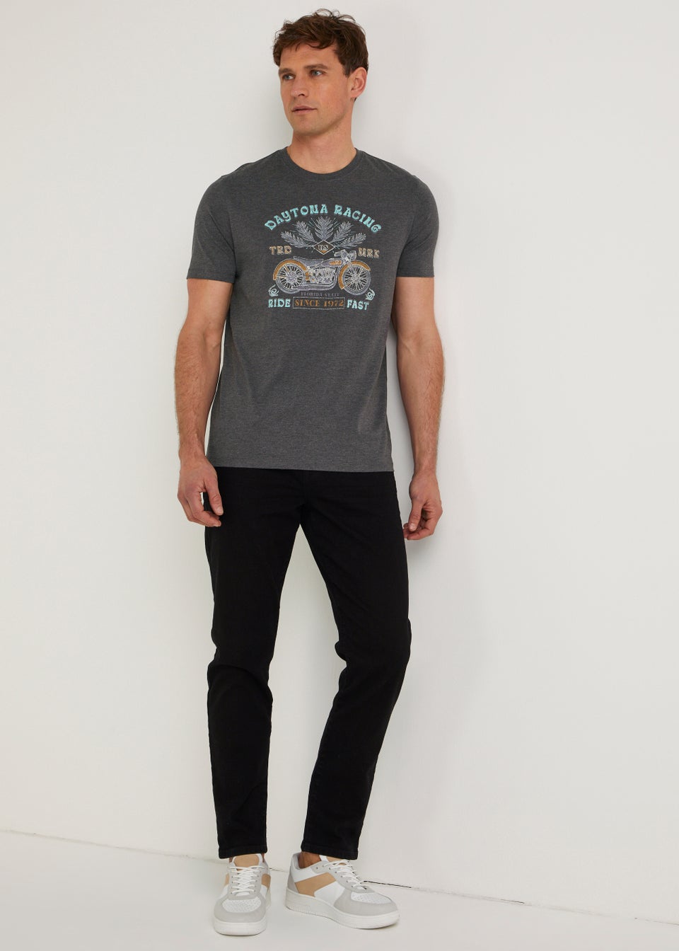 Charcoal Daytona Racing T-Shirt