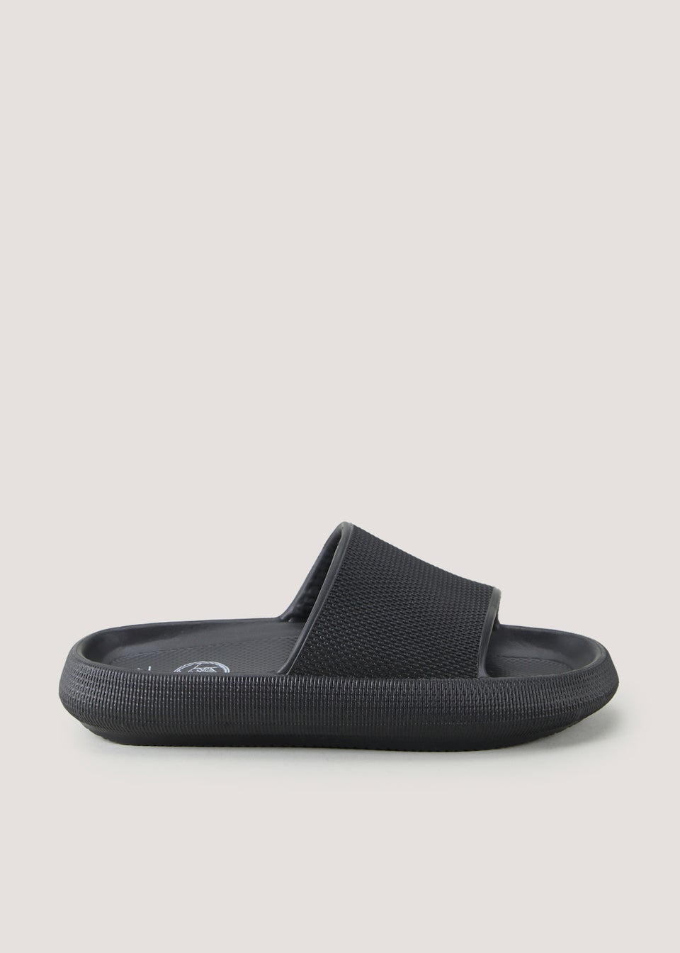 Matalan hot sale black slippers