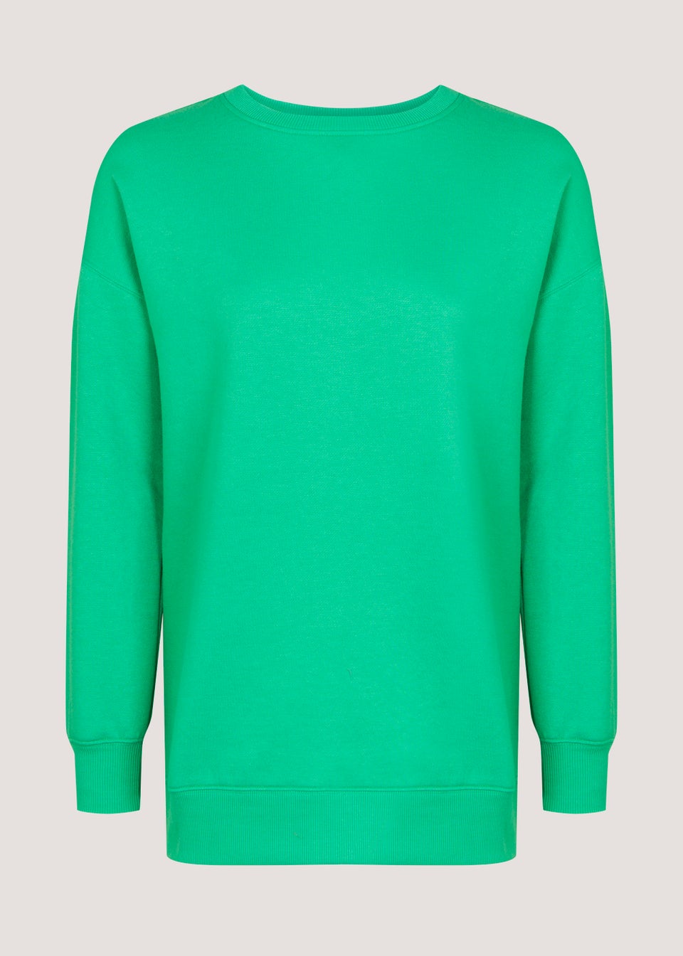 Green Longline Sweatshirt