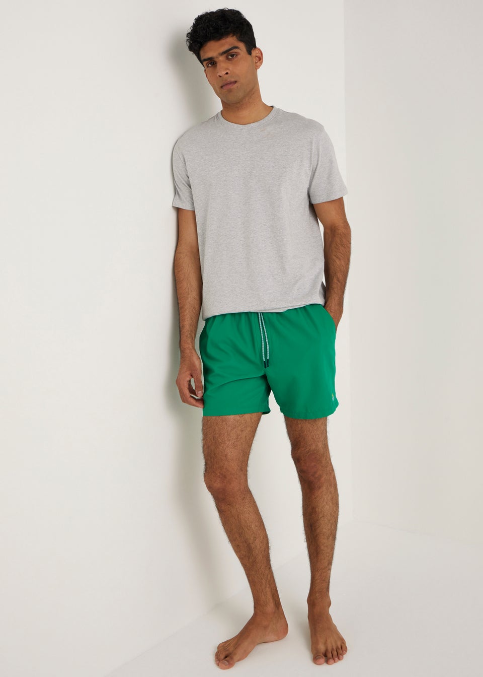 Green Essential Swim Shorts - Matalan