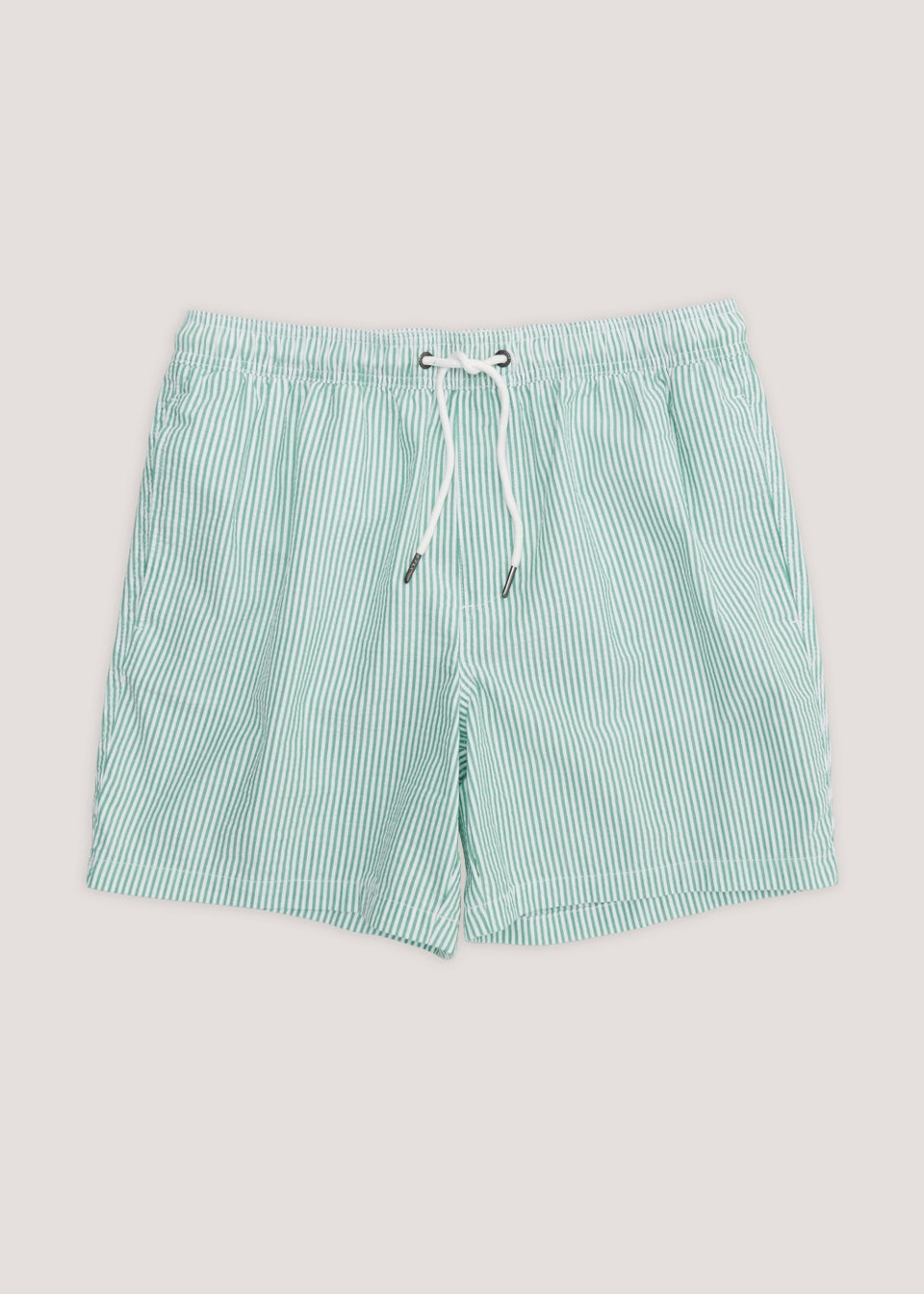 Green Stripe Essential Swim Shorts