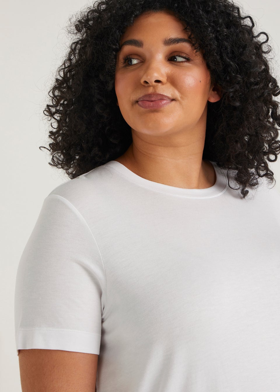 Papaya Curve White Essential T-Shirt