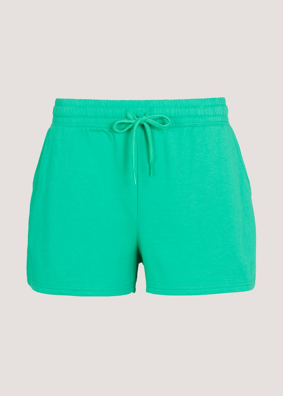 Green Tie Waisted Shorts