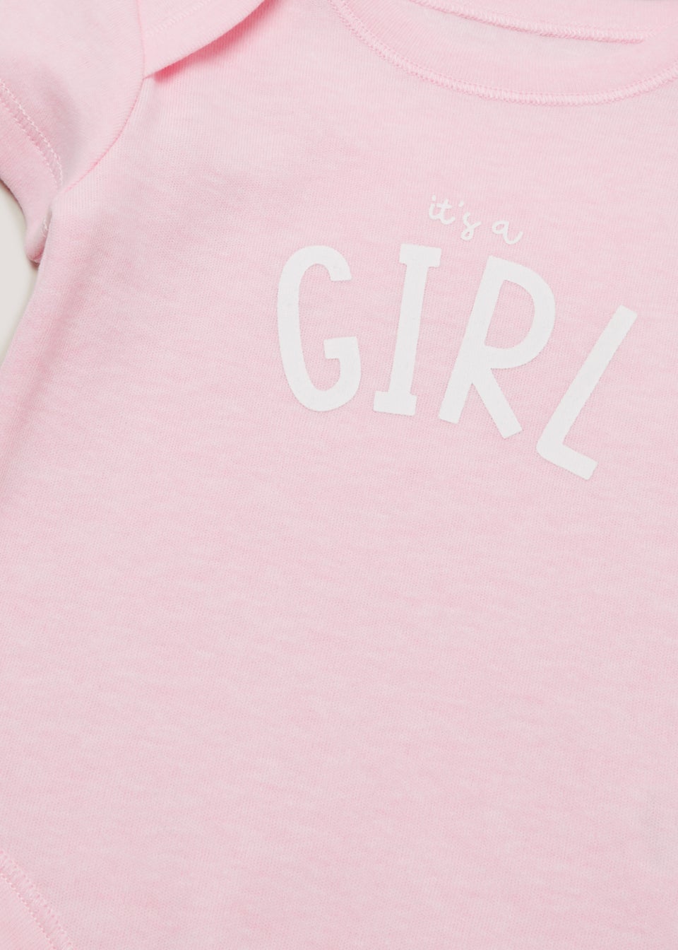 Baby Pink It's a Girl Bodysuit (Newborn-3mths)