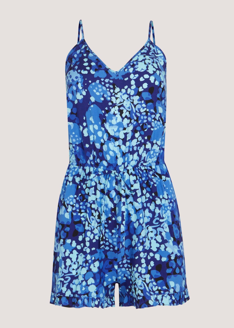 Blue Aztec Playsuit