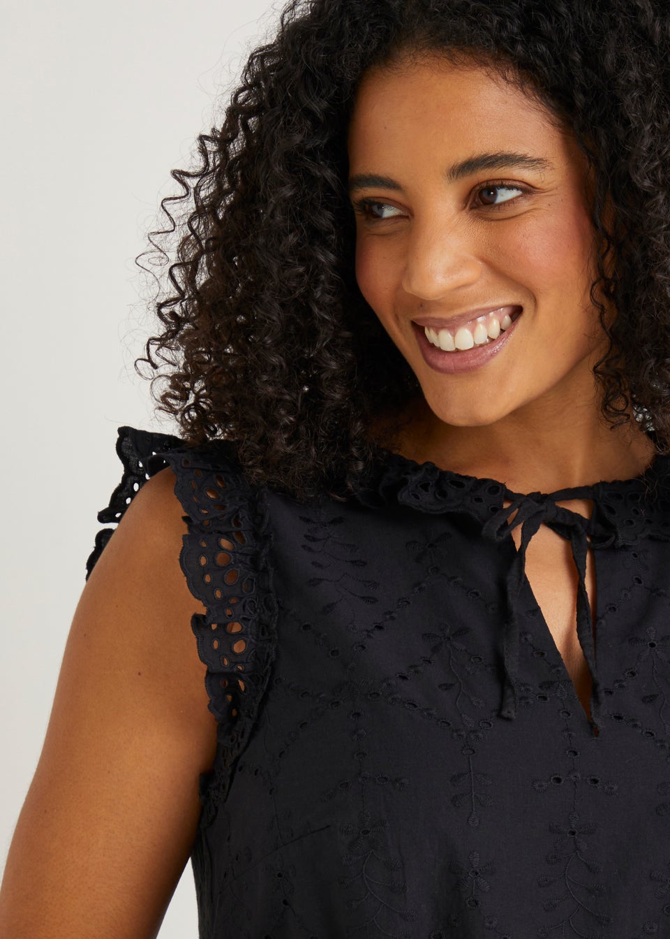 Black Schiffley Midi Dress