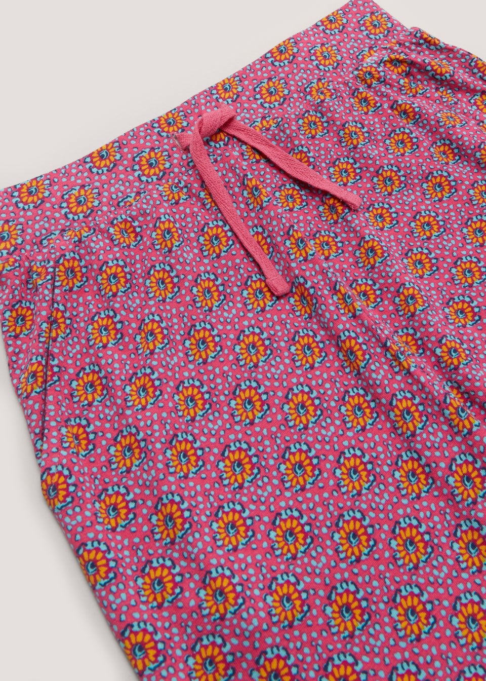 Girls Pink Aztec Print Trousers (4-13yrs)