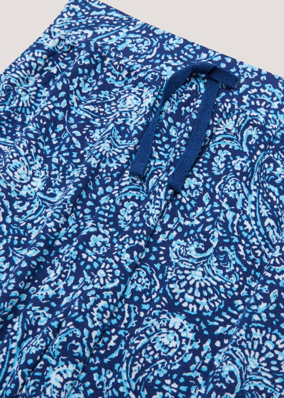Girls Blue Print Trousers (4-13yrs)