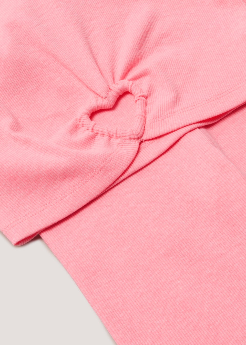 Girls Pink Top & Cycling Shorts Set (4-13yrs)