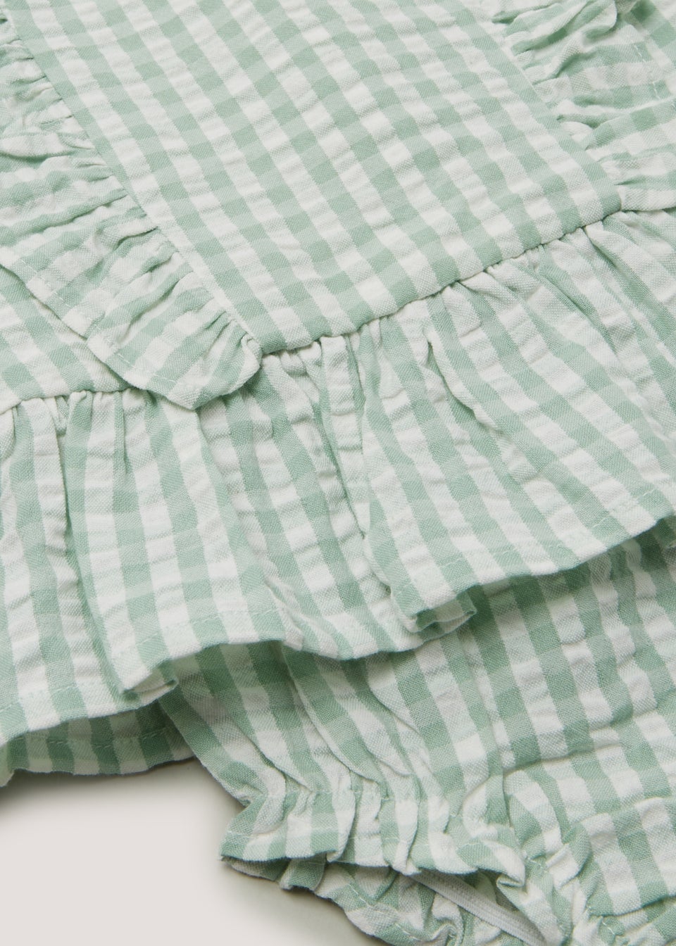 Childrens Duvet Cover | Sage Gingham
