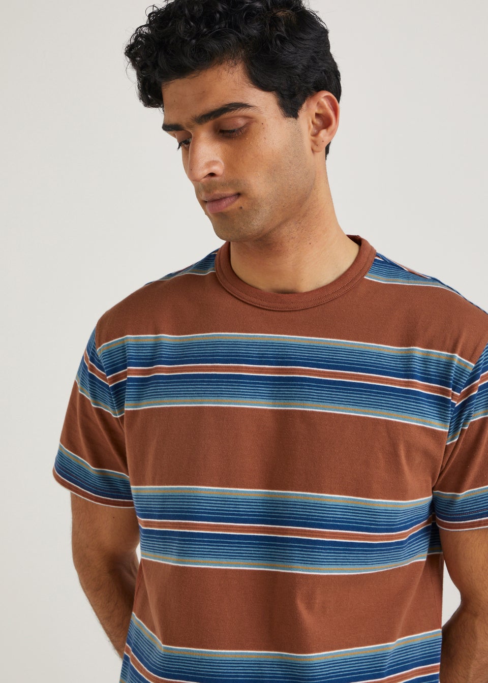 Brown Stripe T-Shirt