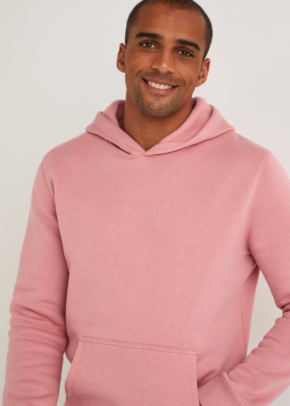 Pink Essential Pull-On Hoodie
